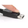 DIGITUS DisplayPort-Anschlusskabel, DP M/M, 3 m mit Verriegelung, Ultra HD 8K, Version 1.3/1.4, schwarz