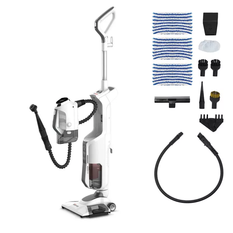 Staubsauger Polti Vaporetto 3 Clean 1800 W Beutellos Weiß
