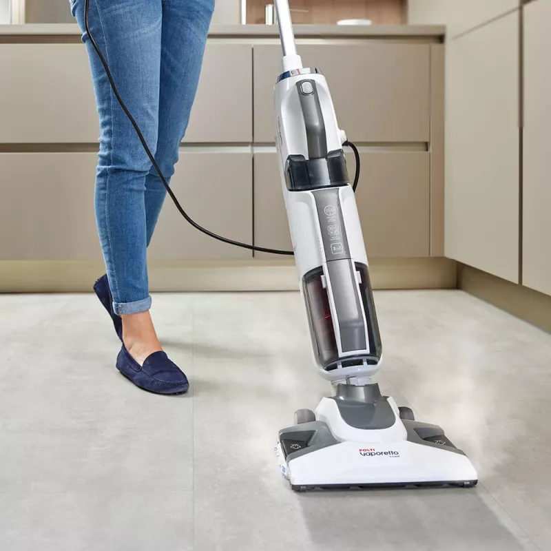 Staubsauger Polti Vaporetto 3 Clean 1800 W Beutellos Weiß