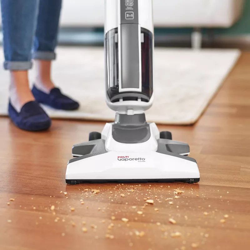 Staubsauger Polti Vaporetto 3 Clean 1800 W Beutellos Weiß