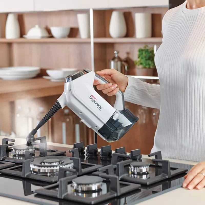 Staubsauger Polti Vaporetto 3 Clean 1800 W Beutellos Weiß