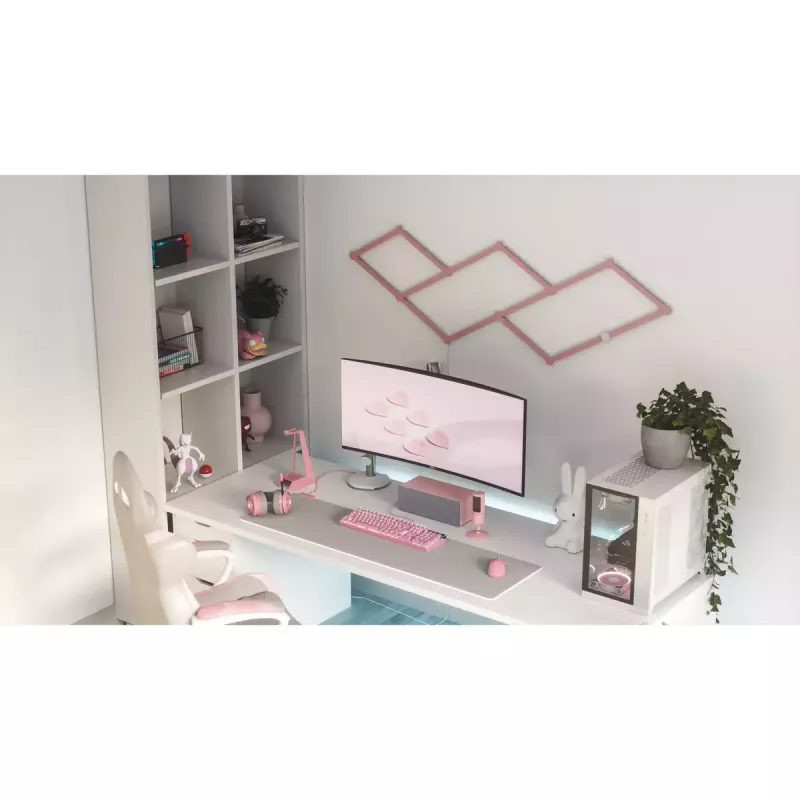 Nanoleaf Skins Abdeckung NL59-0001PM-9PK Pink 259,3 mm 9 Stück