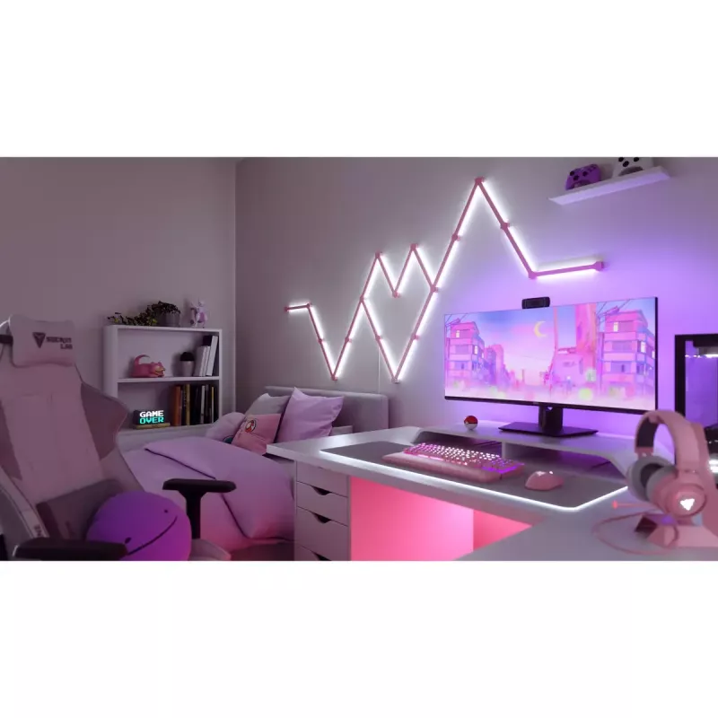 Nanoleaf Skins Abdeckung NL59-0001PM-9PK Pink 259,3 mm 9 Stück