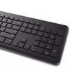 Kabelloses Tastatur-Maus-Set Dell KM3322W — Full-Size-QWERTY, RF-Funk, schwarz, Büronutzung