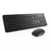Kabelloses Tastatur-Maus-Set Dell KM3322W — Full-Size-QWERTY, RF-Funk, schwarz, Büronutzung