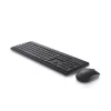Kabelloses Tastatur-Maus-Set Dell KM3322W — Full-Size-QWERTY, RF-Funk, schwarz, Büronutzung