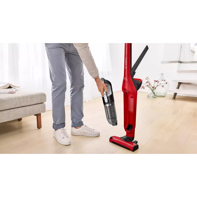 Akkustaubsauger Bosch Serie 4 BBH3ZOO28 — kabellos 25,2 V, 0,4 L Staubbehälter, abnehmbarer Handstaubsauger