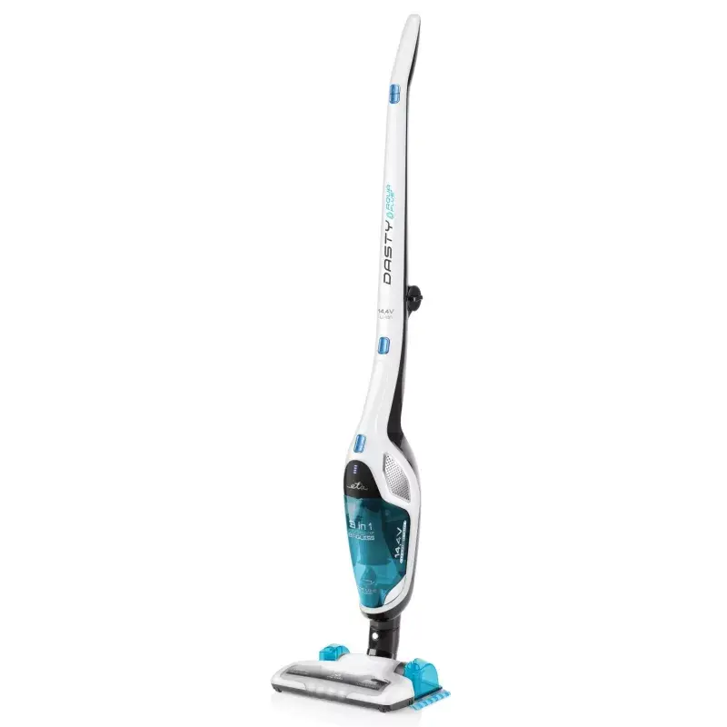 Akku-Staubsauger ETA Dasty AquaPlus ETA344790010 — 95 W Motor, 14,4 V Akku, bis zu 45 Min., Handstick und Handgerät, weiß/blau