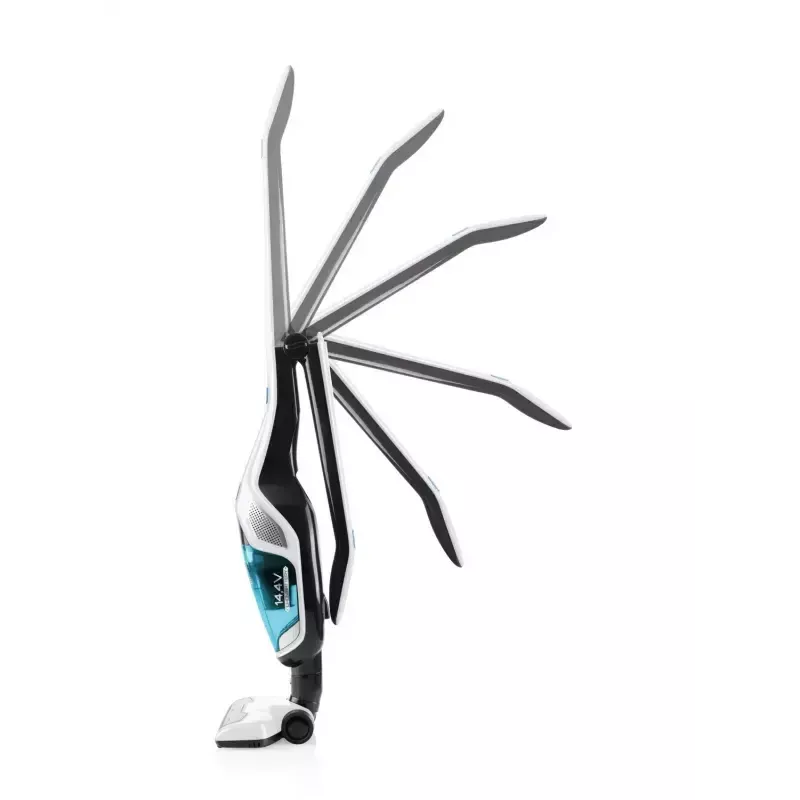 Akku-Staubsauger ETA Dasty AquaPlus ETA344790010 — 95 W Motor, 14,4 V Akku, bis zu 45 Min., Handstick und Handgerät, weiß/blau