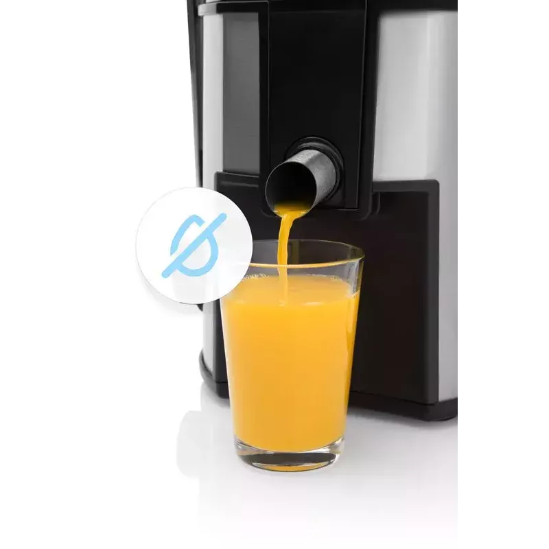 Zentrifugalentsafter ETA Fresher II 800 W, 0,8 L Saftbehälter, schwarz/Edelstahl