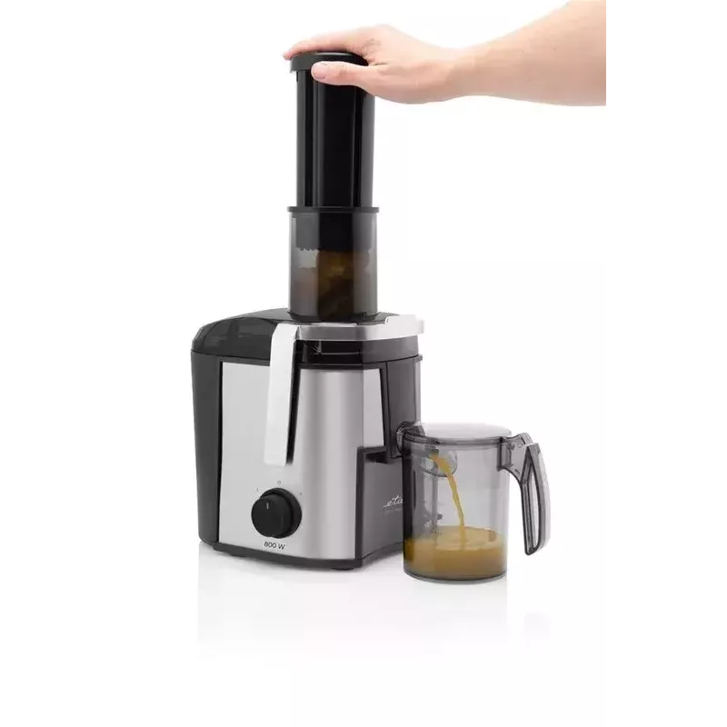 Zentrifugalentsafter ETA Fresher II 800 W, 0,8 L Saftbehälter, schwarz/Edelstahl