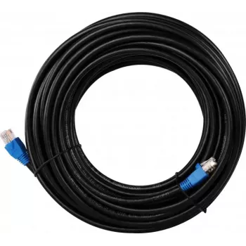 Netzwerkkabel Goobay CAT 6 U/UTP RJ-45 Cat6 15 m Schwarz