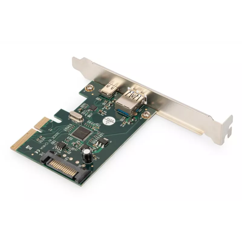 DIGITUS PCIe-Karte USB-C + USB-A, bis zu 10 Gbit/s