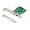 DIGITUS PCIe-Karte USB-C + USB-A, bis zu 10 Gbit/s