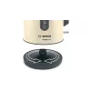 Elektrischer Wasserkocher Bosch TWK4P437 1,7 L, 2400 W, Edelstahlgehäuse, kabellos, beige/schwarz
