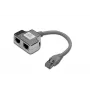 DIGITUS CAT 5e Patchkabel-Adapter 2x RJ45-Buchse auf 1x RJ45-Stecker 0,19 m