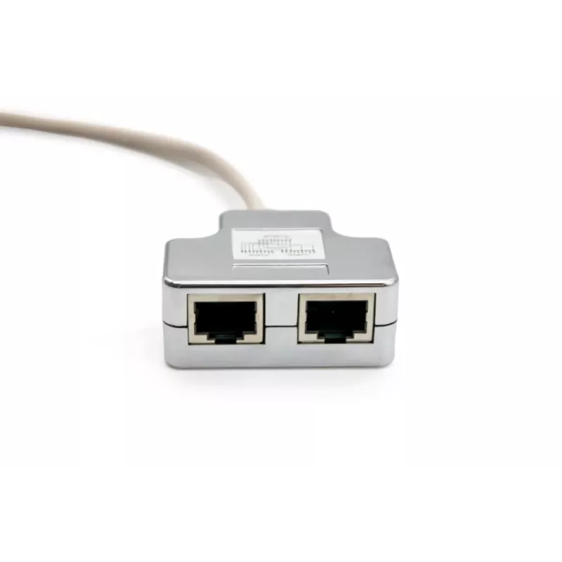 DIGITUS CAT 5e Patchkabel-Adapter 2x RJ45-Buchse auf 1x RJ45-Stecker 0,19 m