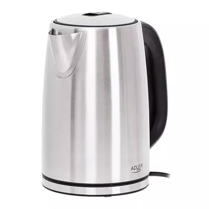 Elektrischer Wasserkocher Adler AD 1340 1,7 L 2200 W Schwarz Silber