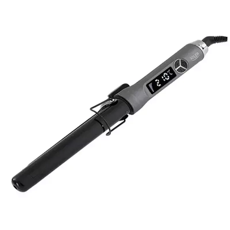 Lockenstab Adler AD 2114 — 60 W Keramikzylinder 2,5 cm, 12 Temperaturstufen, 110–210 °C, 1,8 m drehbares Kabel