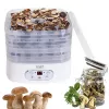 Dörrautomat Adler AD 6658, 5 Einschübe, LCD-Timer 70 Std., 35–70 °C, 230 W (max. 550 W), weiß