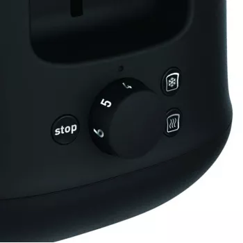 Toaster Tefal TT340830 — 2 Scheiben, 850 W, Schwarz und Edelstahl