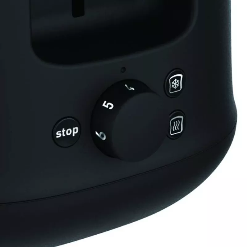 Toaster Tefal TT340830 — 2 Scheiben, 850 W, Schwarz und Edelstahl