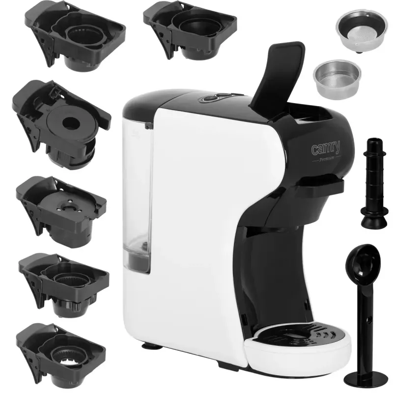 Espressomaschine Camry CR 4414 — 1450 W, 19 bar, 1,5 l, Multi-Kapsel, gemahlener Kaffee