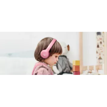 Kabellose On-Ear-Kopfhörer muse M-215 BTP, Bluetooth, Kopfbügel, 115 g, pink