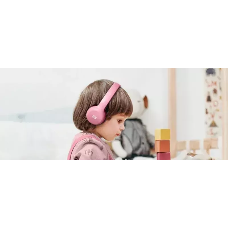 Kabellose On-Ear-Kopfhörer muse M-215 BTP, Bluetooth, Kopfbügel, 115 g, pink