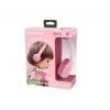 Kabellose On-Ear-Kopfhörer muse M-215 BTP, Bluetooth, Kopfbügel, 115 g, pink