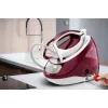 Tefal GV9220 Dampfbügelstation 2600 W Durilium AirGlide Autoclean Bügelsohle Burgunderrot, Weiß