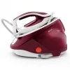 Tefal GV9220 Dampfbügelstation 2600 W Durilium AirGlide Autoclean Bügelsohle Burgunderrot, Weiß