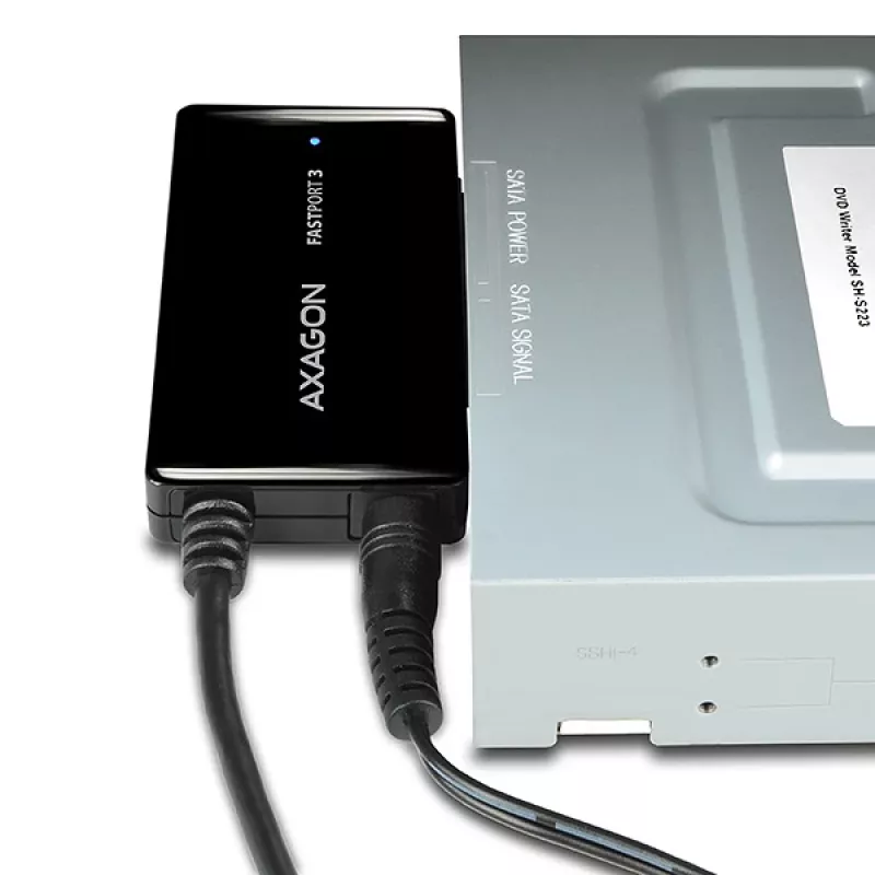 Axagon ADSA-FP3 USB 3.0 - SATA 6G Adapter zum Anschluss aller SATA-Festplatten und -Laufwerke