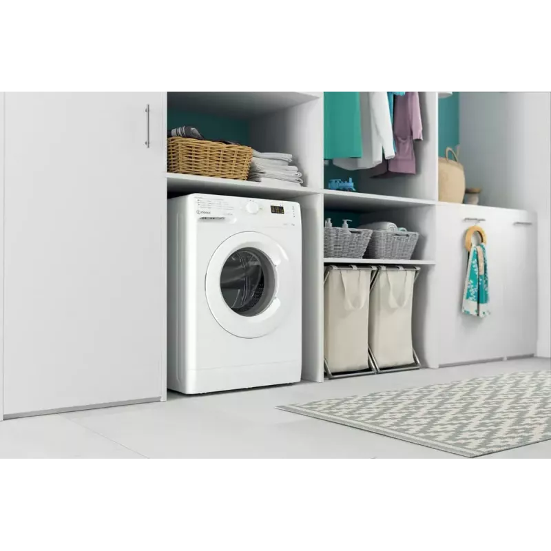 Frontlader-Waschmaschine Indesit MTWA 71252 W IT — 7 kg, 1200 U/min, Energieklasse E, weiß