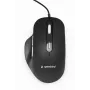 GEMBIRD Optische LED-Maus MUS-6B-02 kabelgebunden USB - 6 Tasten Rad schwarz