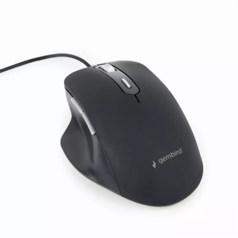 GEMBIRD Optische LED-Maus MUS-6B-02 kabelgebunden USB - 6 Tasten Rad schwarz
