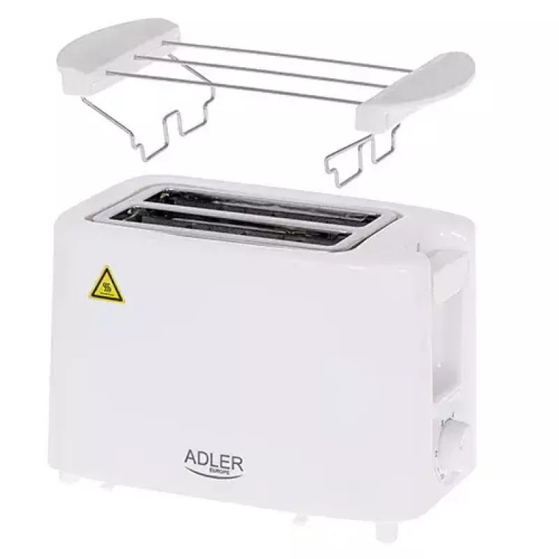Toaster Adler AD 3223 2 Scheiben 750 W Weiß