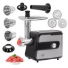 Fleischwolf Adler AD 4813 2000 W Schwarz Silber