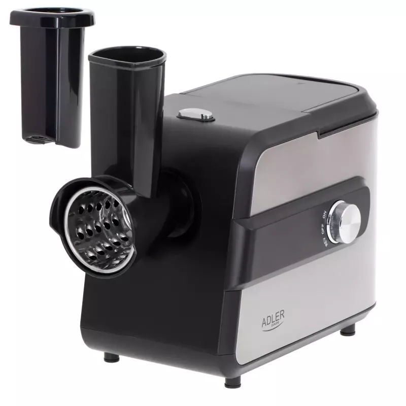 Fleischwolf Adler AD 4813 2000 W Schwarz Silber