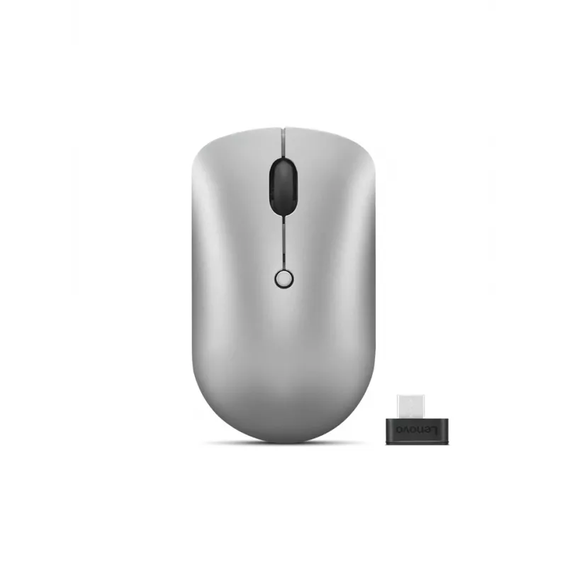 Kabellose beidhändige Maus Lenovo 540 — RF, 2400 DPI, 4 Tasten, USB-C-Empfänger, grau