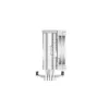 Luftkühler DeepCool AK400 WH — 4×6 mm Kupfer-Heatpipes, 120 mm FDB-Lüfter, 1850 U/min, 66,47 CFM, passend für LGA 1700 und gängige Intel/AMD-Sockel, weiß