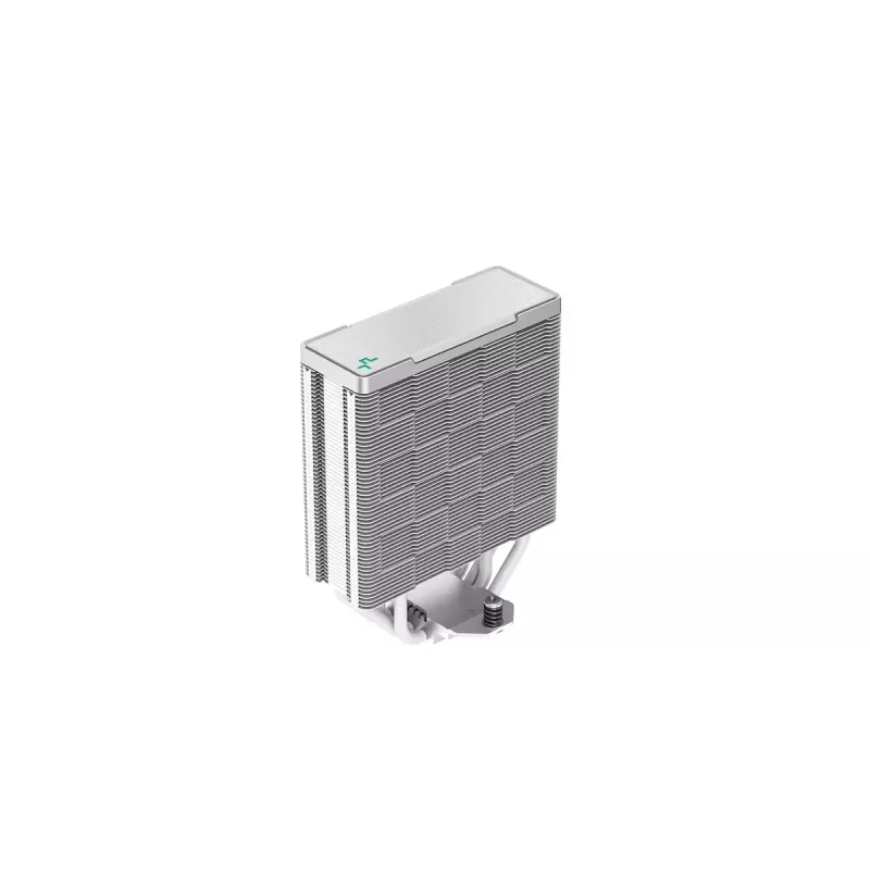 Luftkühler DeepCool AK400 WH — 4×6 mm Kupfer-Heatpipes, 120 mm FDB-Lüfter, 1850 U/min, 66,47 CFM, passend für LGA 1700 und gängige Intel/AMD-Sockel, weiß