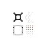 Luftkühler DeepCool AK400 WH — 4×6 mm Kupfer-Heatpipes, 120 mm FDB-Lüfter, 1850 U/min, 66,47 CFM, passend für LGA 1700 und gängige Intel/AMD-Sockel, weiß