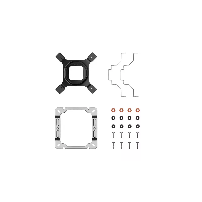 Luftkühler DeepCool AK400 WH — 4×6 mm Kupfer-Heatpipes, 120 mm FDB-Lüfter, 1850 U/min, 66,47 CFM, passend für LGA 1700 und gängige Intel/AMD-Sockel, weiß