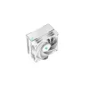 Luftkühler DeepCool AK400 WH — 4×6 mm Kupfer-Heatpipes, 120 mm FDB-Lüfter, 1850 U/min, 66,47 CFM, passend für LGA 1700 und gängige Intel/AMD-Sockel, weiß