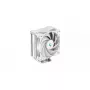 Luftkühler DeepCool AK400 WH — 4×6 mm Kupfer-Heatpipes, 120 mm FDB-Lüfter, 1850 U/min, 66,47 CFM, passend für LGA 1700 und gängige Intel/AMD-Sockel, weiß