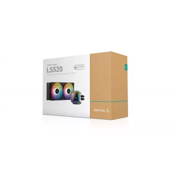 All-in-One-Flüssigkeitskühler DeepCool LS520 12 cm Schwarz 500-2250 U/min