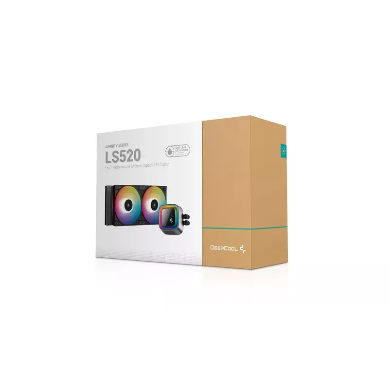 All-in-One-Flüssigkeitskühler DeepCool LS520 12 cm Schwarz 500-2250 U/min