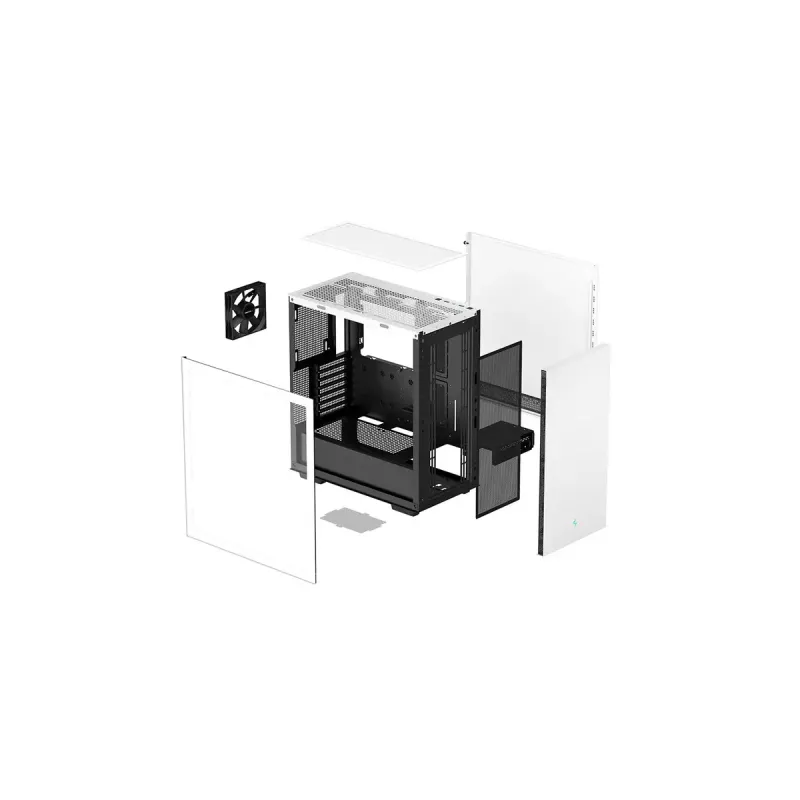 PC-Gehäuse DeepCool CH510 Midi Tower Weiß