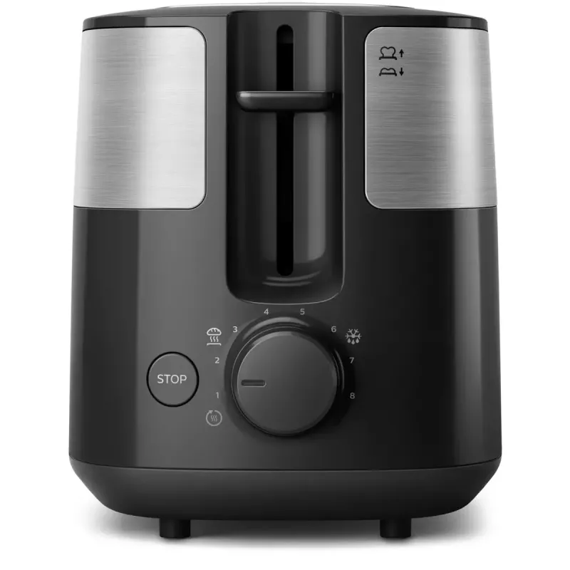 Toaster Philips HD2516/90 Daily Collection – 2-Scheiben, 830 W, 8 Bräunungsstufen, Auftaufunktion, herausnehmbare Krümelschublade